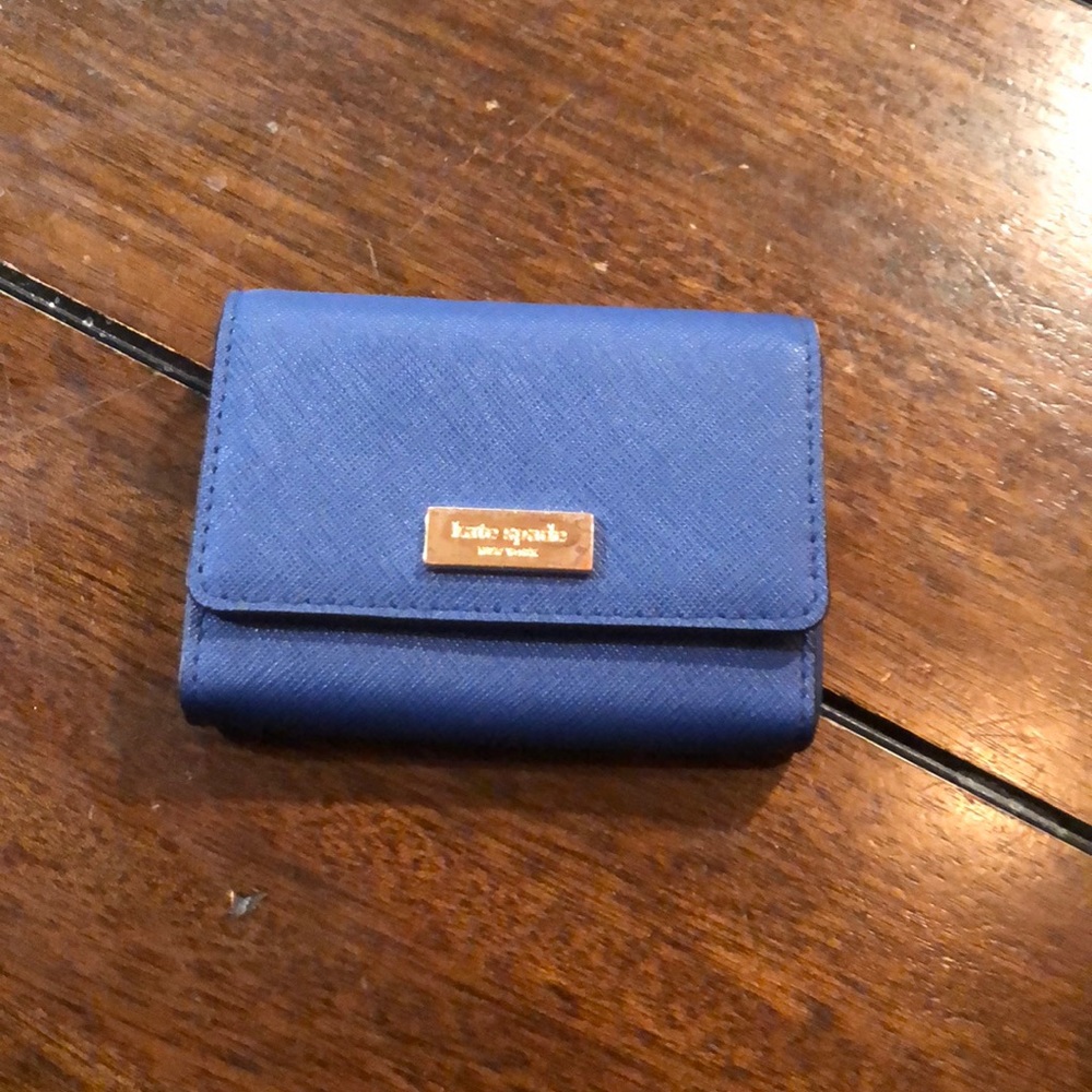 Blue kate spade card case